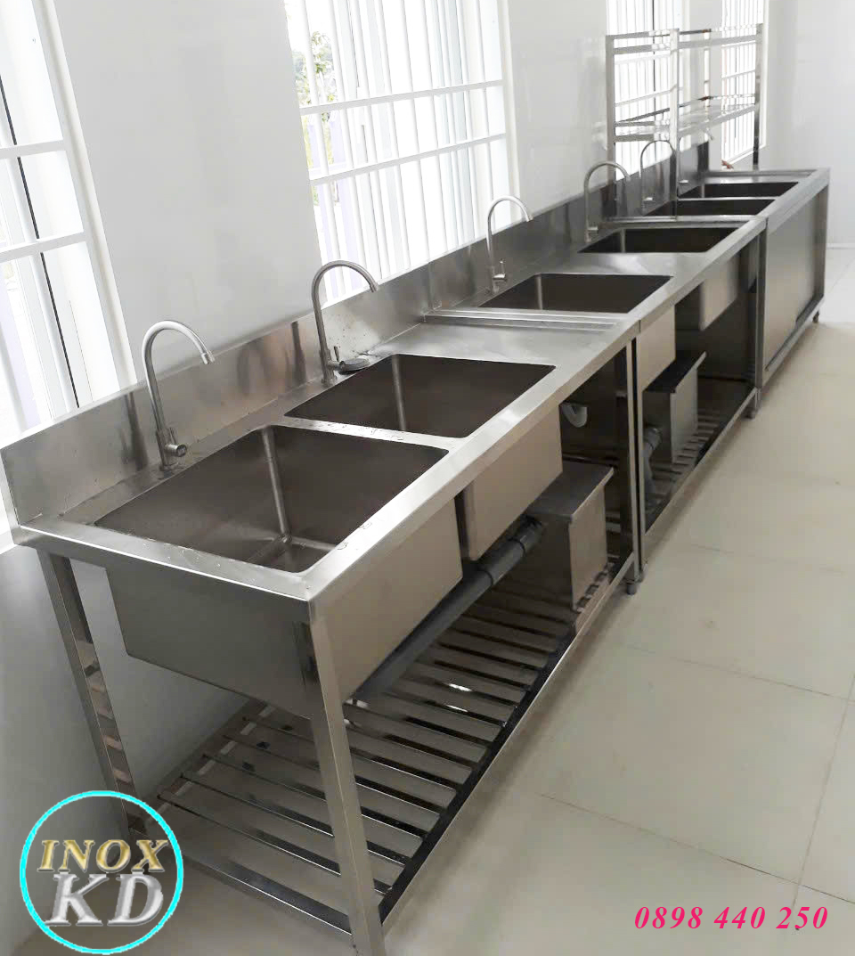 bồn rửa tay inox trường học