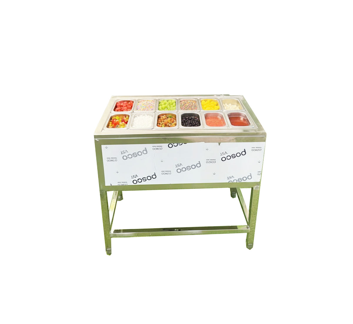 thùng đá inox có chân