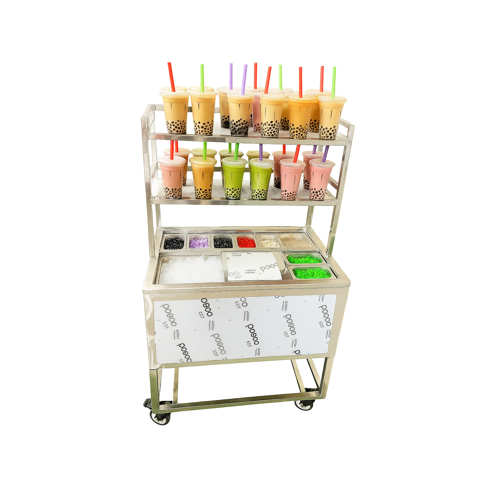 thùng đá inox có chân