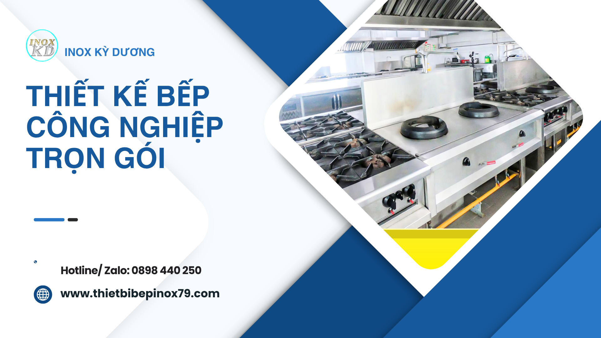 thiết kế bếp công nghiệp