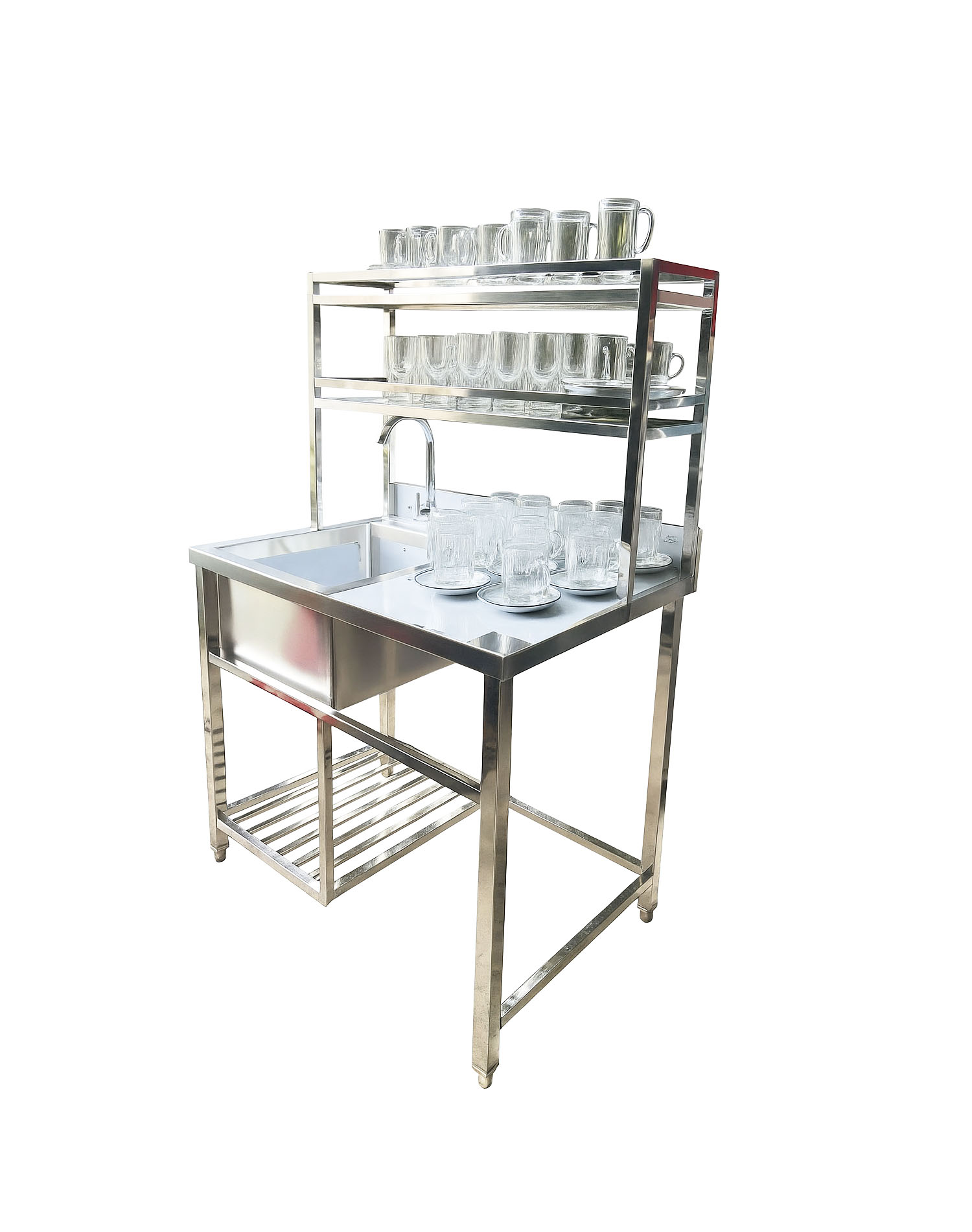 bồn rửa tay kèm kệ