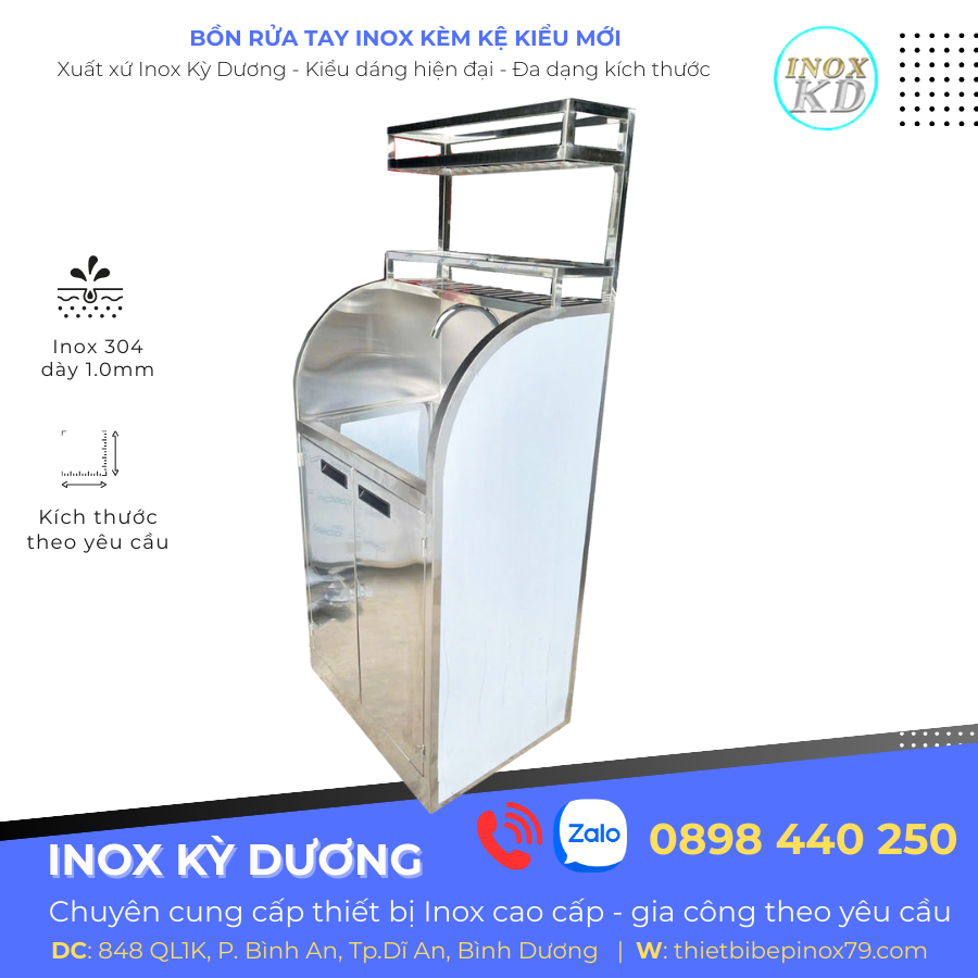 chậu rửa inox kỳ dương