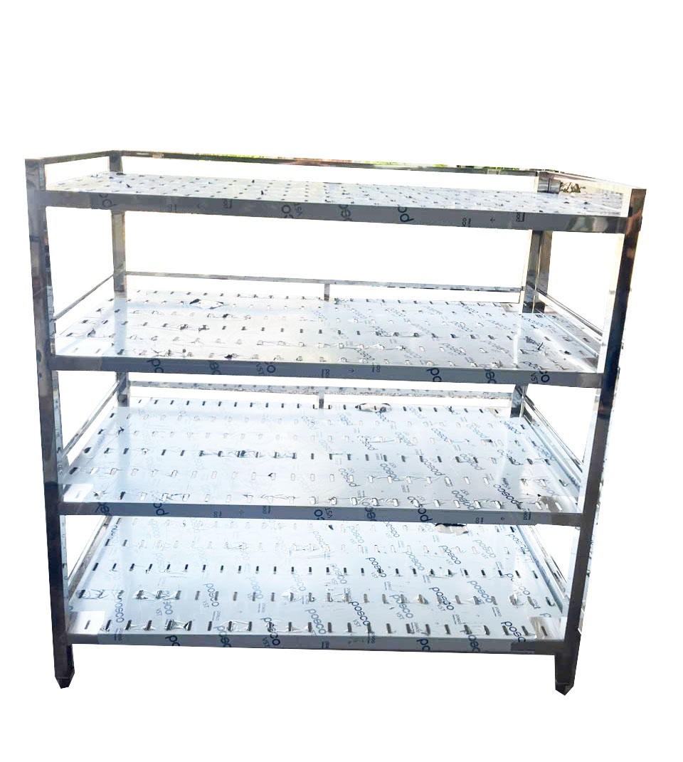 kệ inox đục lỗ