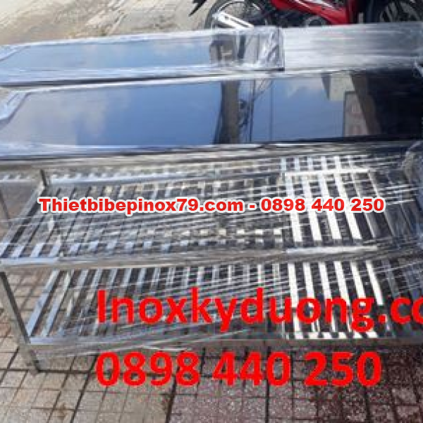 BÀN INOX CÓ KỆ DƯỚI