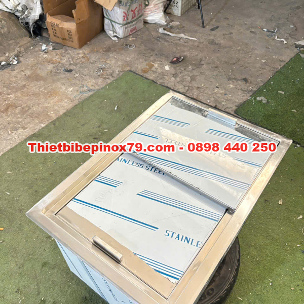 THÙNG ĐÁ INOX 304 ÂM QUẦY – THIẾT KẾ THÔNG MINH, GIỮ ĐÁ LẠNH LÂU, TỐI ƯU KHÔNG GIAN PHA CHẾ