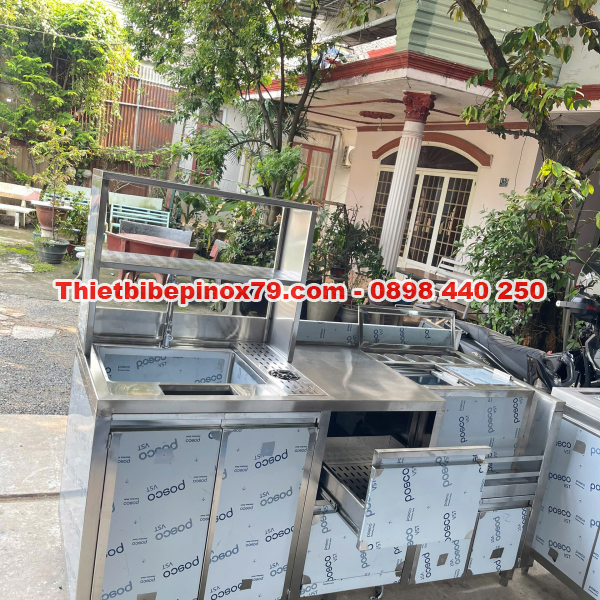 QUẦY PHA CHẾ INOX 304 TÍCH HỢP ĐẦY ĐỦ CÔNG NĂNG DƯỢC GIA CÔNG TẠI XƯỞNG, GIÁ CẠNH TRANH
