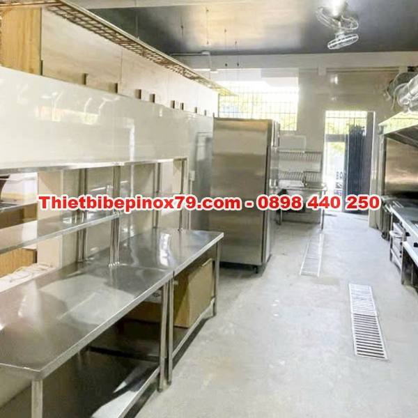 HỆ BẾP CÔNG NGHIỆP INOX SẢN XUẤT TẠI XƯỞNG
