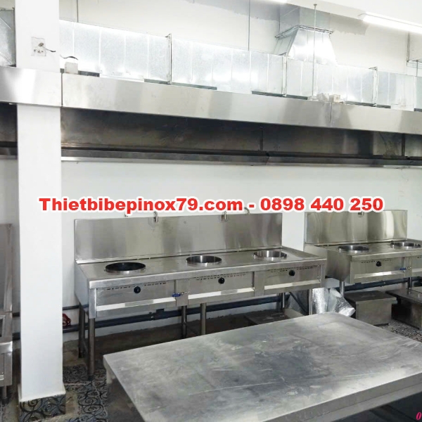 HỆ BẾP CÔNG NGHIỆP INOX SẢN XUẤT TẠI XƯỞNG