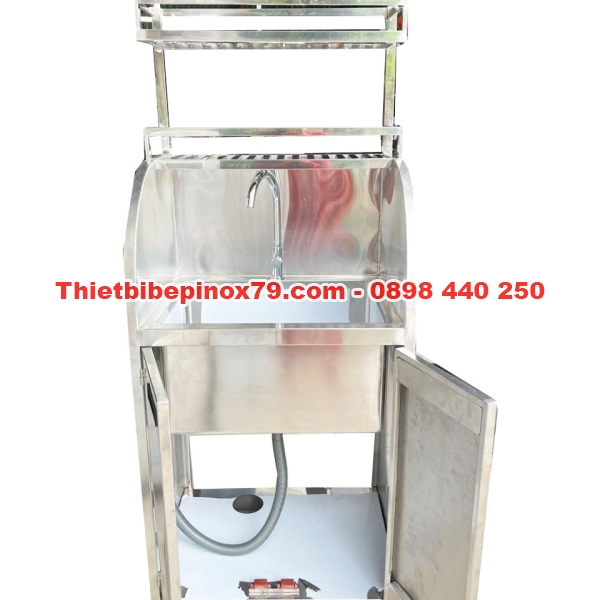 Bồn Rửa Inox Kèm Kệ Tủ Kiểu Mới