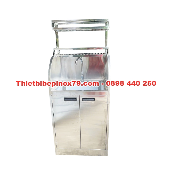 Bồn Rửa Inox Kèm Kệ Tủ Kiểu Mới