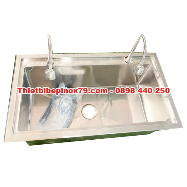 CHẬU RỬA ÂM QUẦY MỘT HỌC HAI VÒI
