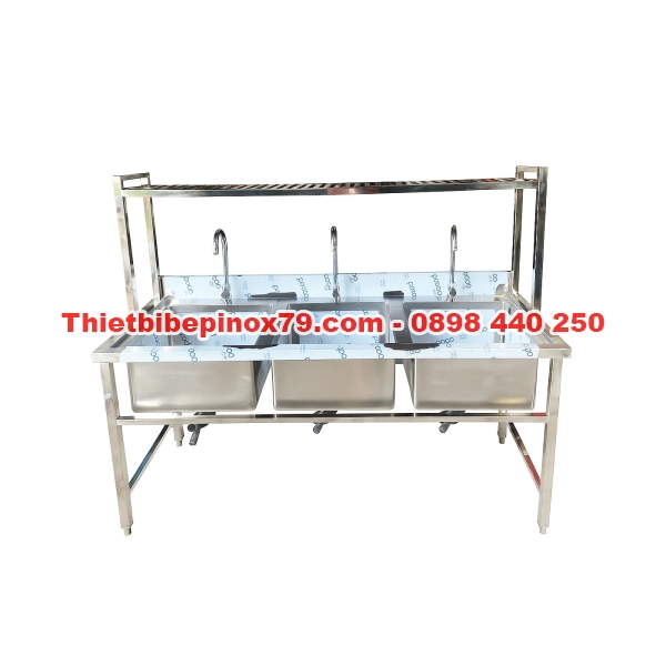Chậu Rửa Inox 304 Có Chân C01