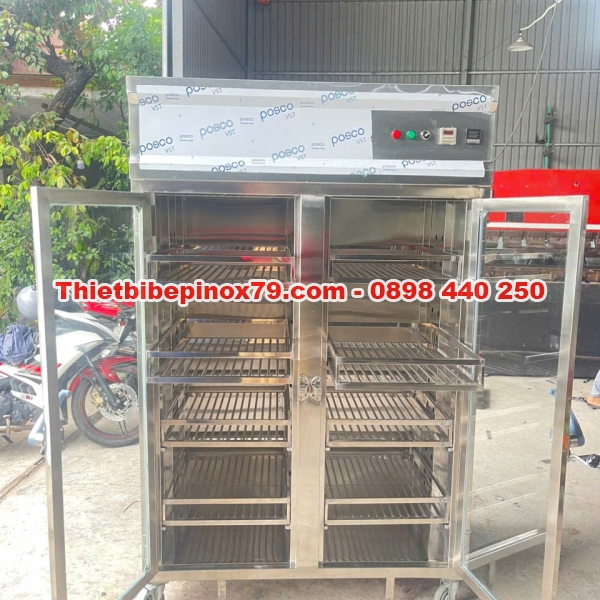 TỦ SẤY CHÉN DĨA CÔNG NGHIỆP INOX 304 