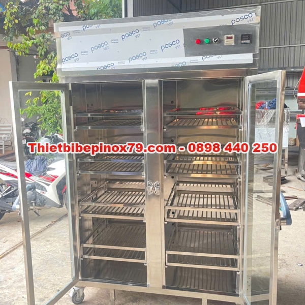 TỦ SẤY CHÉN DĨA CÔNG NGHIỆP INOX 304 