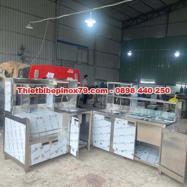 SẢN XUẤT HỆ QUẦY PHA CHẾ INOX 304 THEO YÊU CẦU GIÁ TẠI XƯỞNG