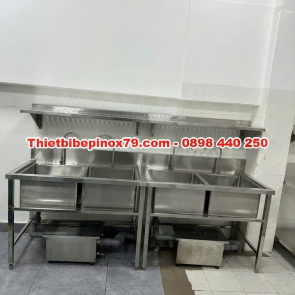 SẢN XUẤT HỆ BẾP INOX CÔNG NGHIỆP GIÁ XƯỞNG / HỆ BẾP CÔNG NGHIỆP INOX 304