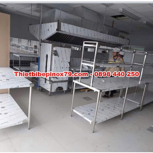 SẢN XUẤT HỆ BẾP INOX CÔNG NGHIỆP GIÁ XƯỞNG / HỆ BẾP CÔNG NGHIỆP INOX 304