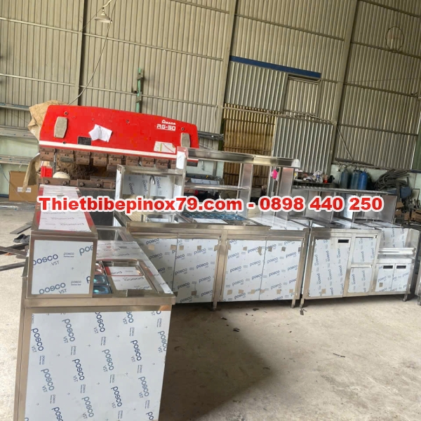 SẢN XUẤT QUẦY PHA CHẾ TÀ SỮA INOX THEO YÊU CẦU 
