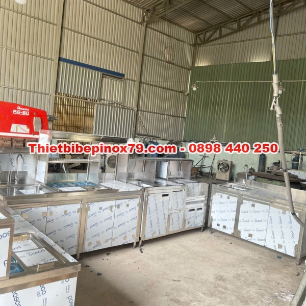 SẢN XUẤT QUẦY PHA CHẾ TÀ SỮA INOX THEO YÊU CẦU 