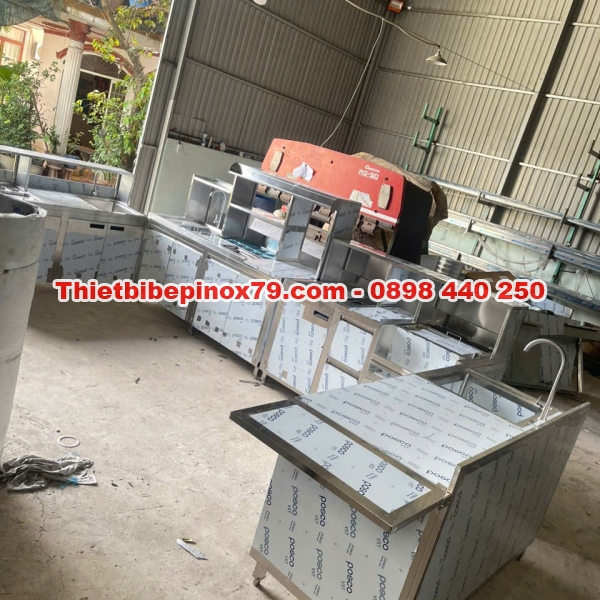 SẢN XUẤT QUẦY PHA CHẾ TÀ SỮA INOX THEO YÊU CẦU 