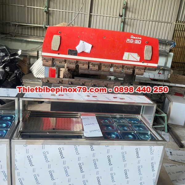 THÙNG ĐÁ INOX CHUỖI  HỒNG TRÀ NGÔ GIA