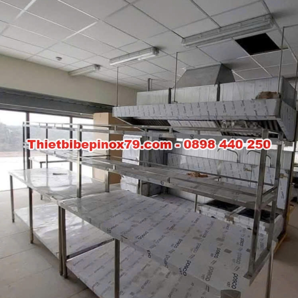 SẢN XUẤT HỆ BẾP INOX CÔNG NGHIỆP GIÁ XƯỞNG / HỆ BẾP CÔNG NGHIỆP INOX 304
