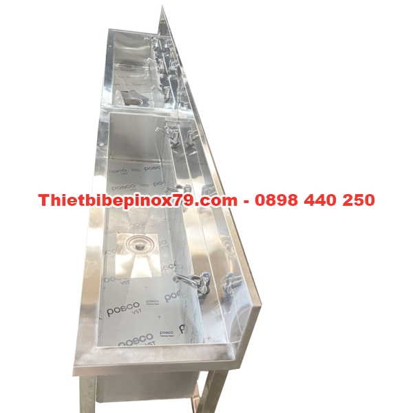CHẬU RỬA  TAY  INOX TRƯỜNG MẦM NON