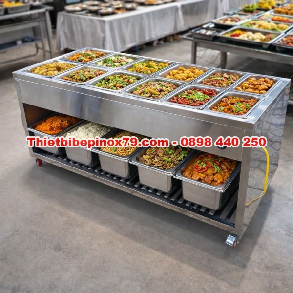 Quầy Hâm Nóng Thức Ăn - Quầy Buffet Nhà hàng Khách sạn