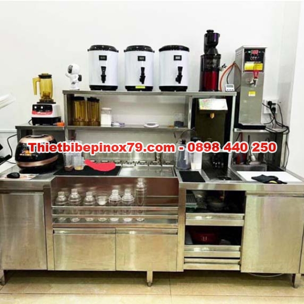 QUẦY PHA CHẾ INOX 304 DÀI MỘT MÉT SÁU