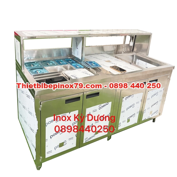 QUẦY PHA CHẾ INOX KỲ DƯƠNG GIÁ RẺ NHẤT