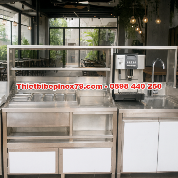 Quầy Pha Chế Inox Kỳ Dương Q01