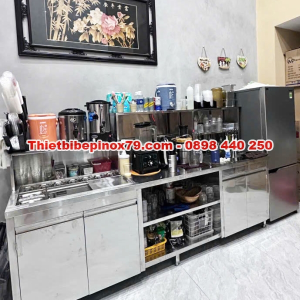 Quầy Pha Chế inox Thiết Kế Theo Yêu Cầu 