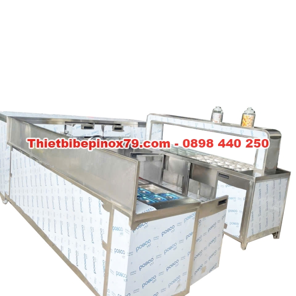 Quầy Pha chế Inox Kỳ Dương Mẫu Mới