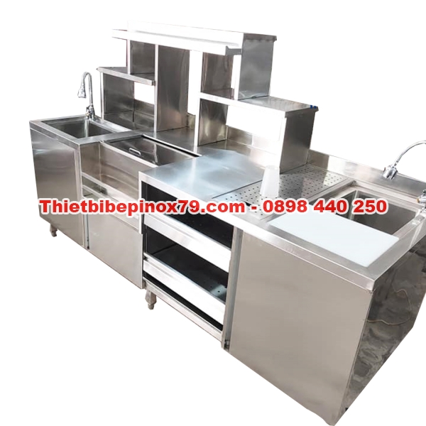 BÁO GIÁ QUẦY PHA CHẾ INOX GIÁ TẠI XƯỞNG