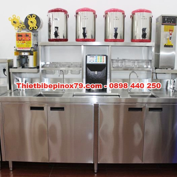 QUẦY PHA CHẾ INOX TIỆN LỢI KHI SỬ DỤNG 