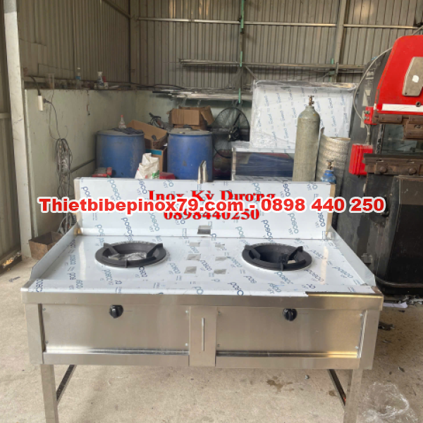 BẾP Á INOX 304 2 HỌNG CAO CẤP – GIẢI PHÁP NẤU NƯỚNG CHUYÊN NGHIỆP CHO QUÁN ĂN, NHÀ HÀNG