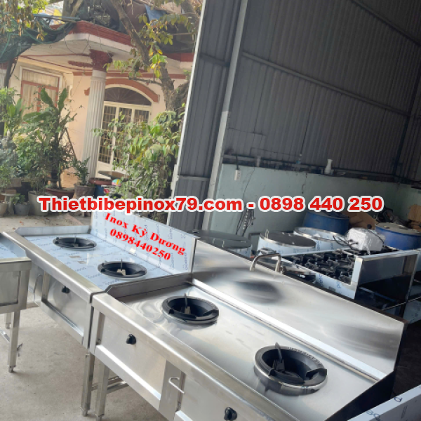 BẾP Á INOX 304 2 HỌNG CAO CẤP – GIẢI PHÁP NẤU NƯỚNG CHUYÊN NGHIỆP CHO QUÁN ĂN, NHÀ HÀNG