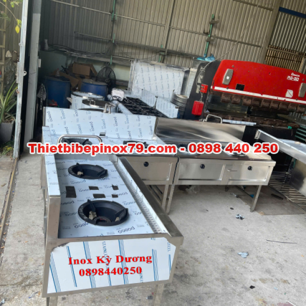 BẾP Á INOX 304 2 HỌNG CAO CẤP – GIẢI PHÁP NẤU NƯỚNG CHUYÊN NGHIỆP CHO QUÁN ĂN, NHÀ HÀNG
