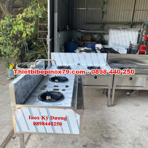 BẾP Á INOX 304 2 HỌNG CAO CẤP – GIẢI PHÁP NẤU NƯỚNG CHUYÊN NGHIỆP CHO QUÁN ĂN, NHÀ HÀNG