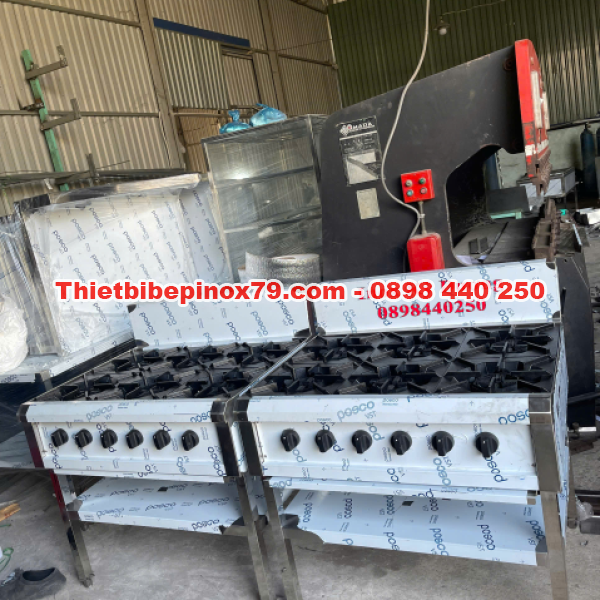 BẾP ÂU INOX 304 CÔNG NGHIỆP NHIỀU HỌNG GIA CÔNG TẠI XƯỞNG – GIẢI PHÁP NẤU NƯỚNG CHUYÊN NGHIỆP CHO NHÀ HÀNG