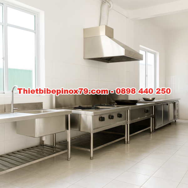 Thiết Bị Bếp Công Nghiệp Trọn Gói Theo Yêu Cầu