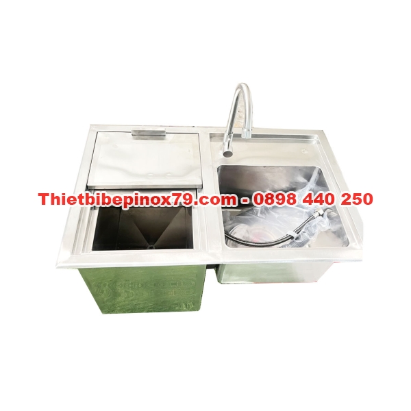 THÙNG ĐÁ KÈM CHẬU RỬA ÂM QUẦY