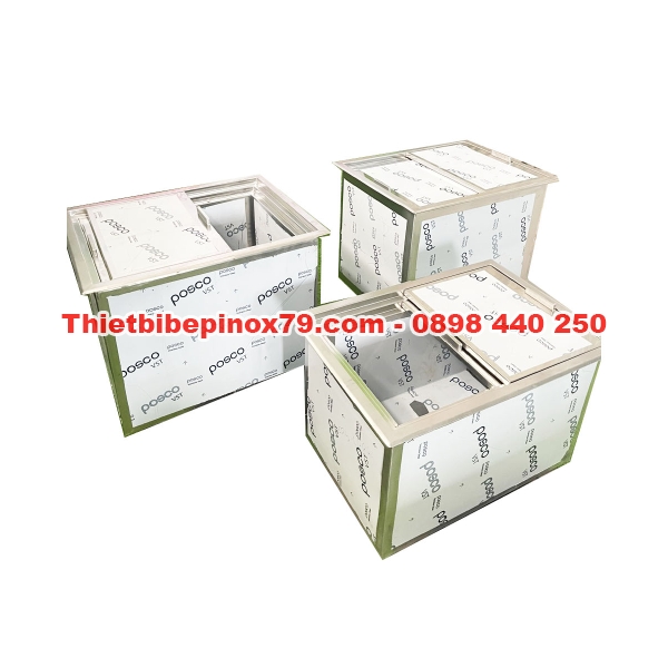 THÙNG ĐÁ INOX 304 ÂM MẶT QUẦY
