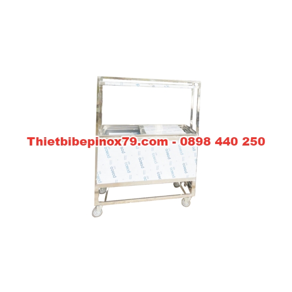 Thùng Đá Inox Kèm Kệ T05