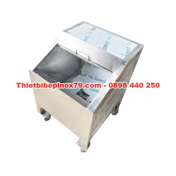 Thùng Đá Inox Nhỏ Gọn Kèm Bánh Xe Di Động Kỳ Dương