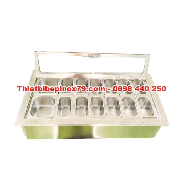 SỬ DỤNG THÙNG ĐÁ INOX GIỮ LẠNH TOPPING