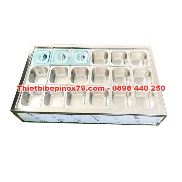 THÙNG ĐÁ INOX 304 GIỮ LẠNH CÁC LOẠI TOPPING