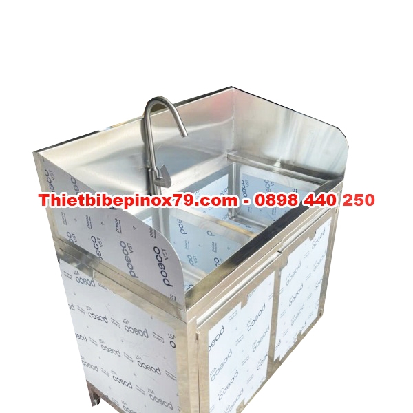 TỦ CHẬU RỬA CÔNG NGHIỆP CÓ GÁY CHẮN NƯỚC 3 MẶT