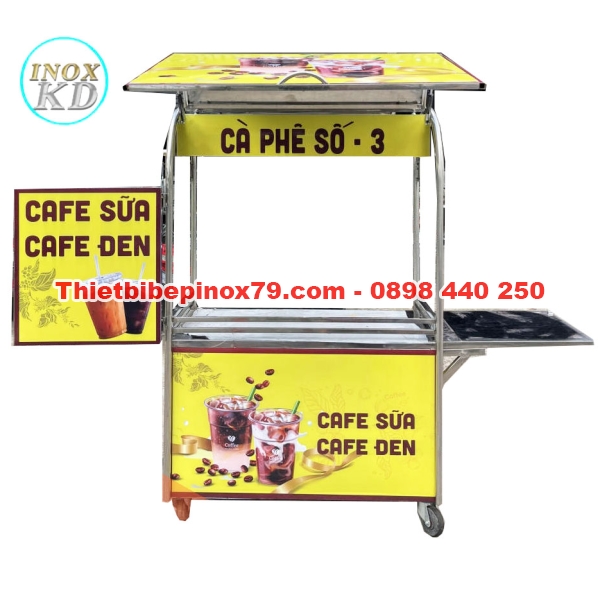XE CÀ PHÊ CÁNH CHIM INOX 304