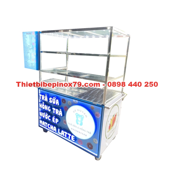 XE TRÀ SỮA INOX GIÁ RẺ SẢN XUẤT TẠI XƯỞNG